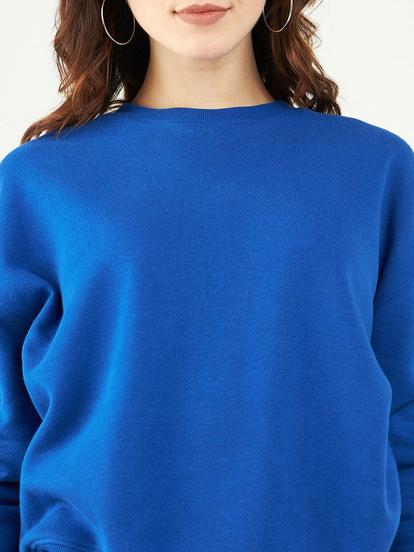 Women Blue Odor-Free Sweatshirt - Image 5