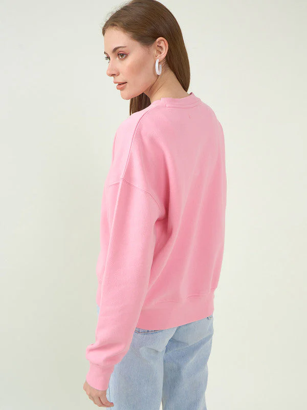 Women Pink Odor-Free Sweatshirt - Image 2