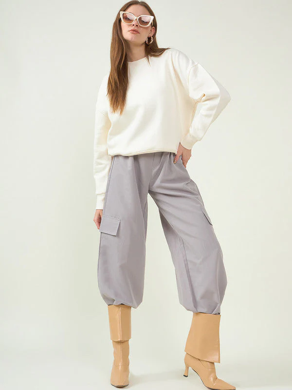 Women Cream Odor-Free Sweatshirt - Image 5