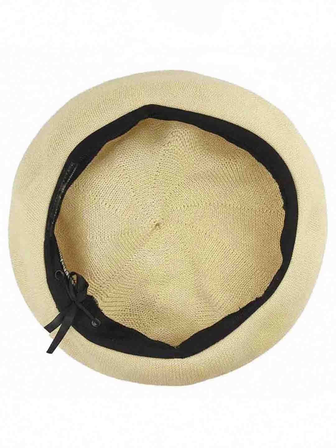 Off-white Wool Beret - Image 5