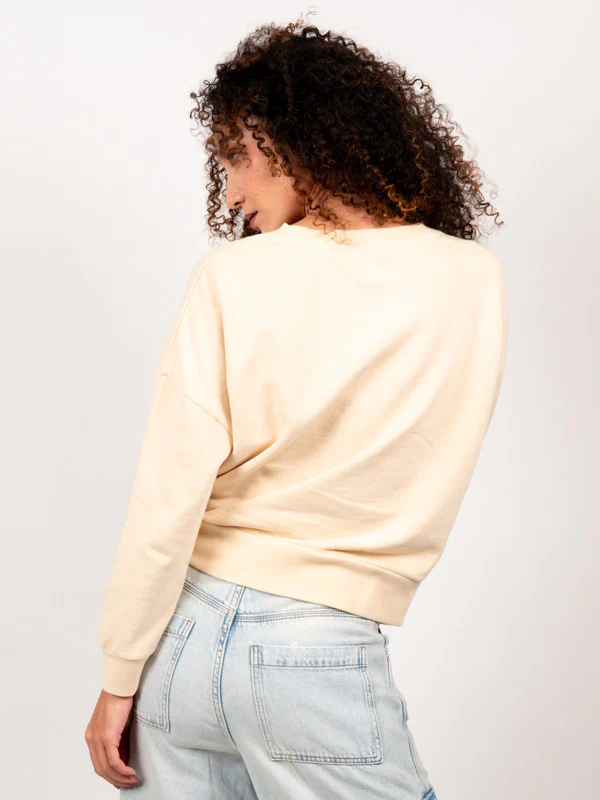 Women Oversized Motif Details Sweatshirt - Image 2