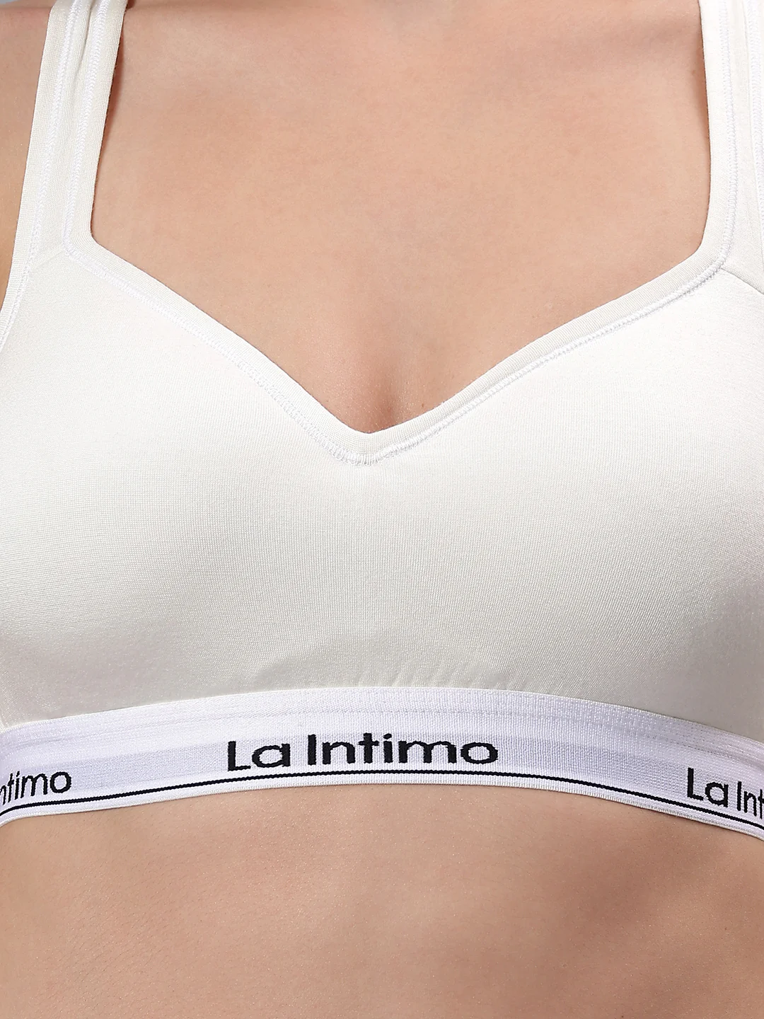 Padded Active Sports Cross Back Bra - Image 6