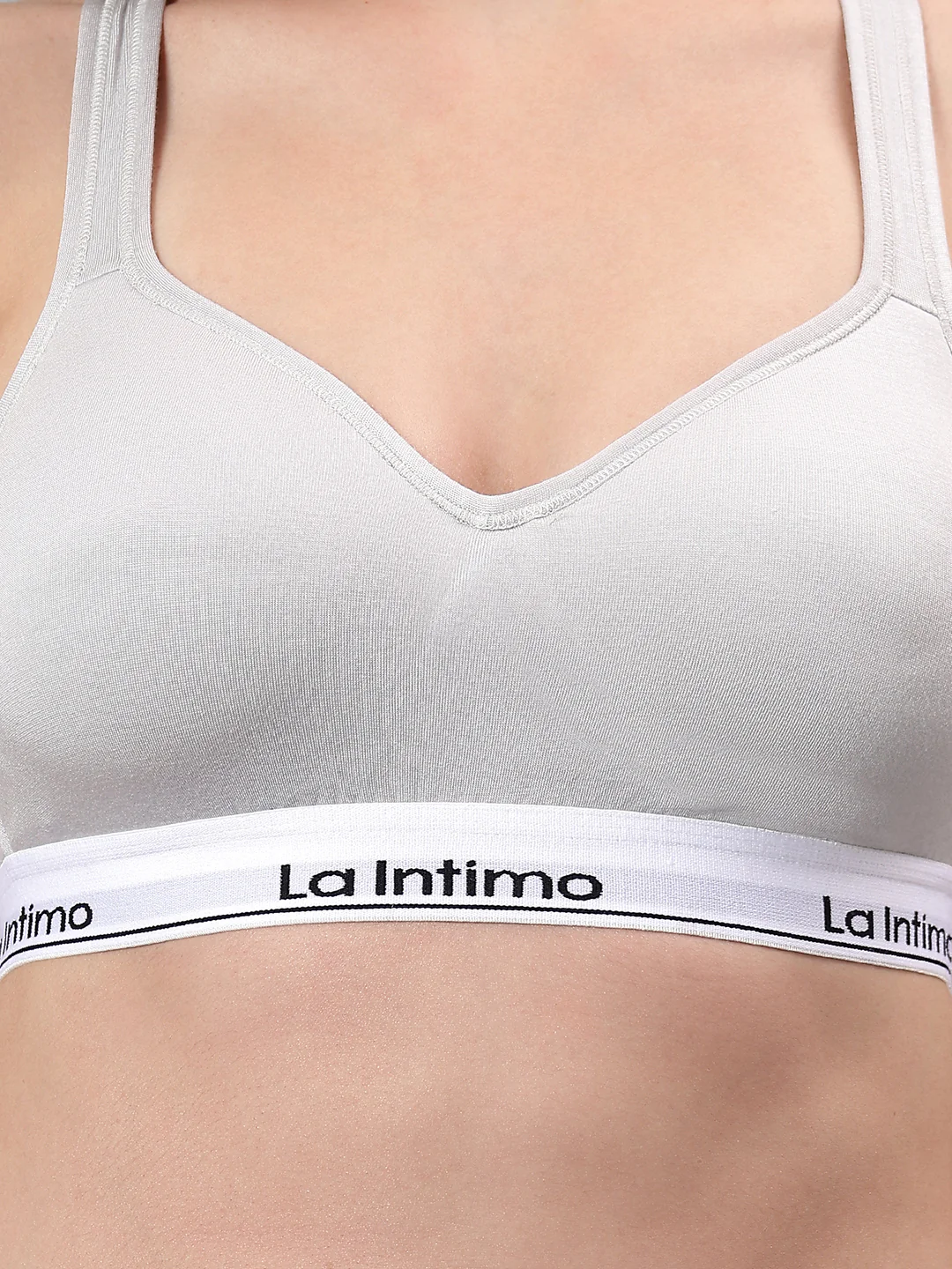 Padded Active Sports Cross Back Bra - Image 6