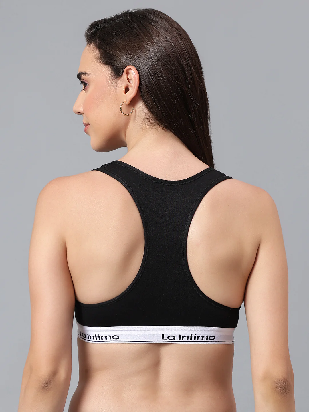 Padded Slip On Racerback Bra - Image 2