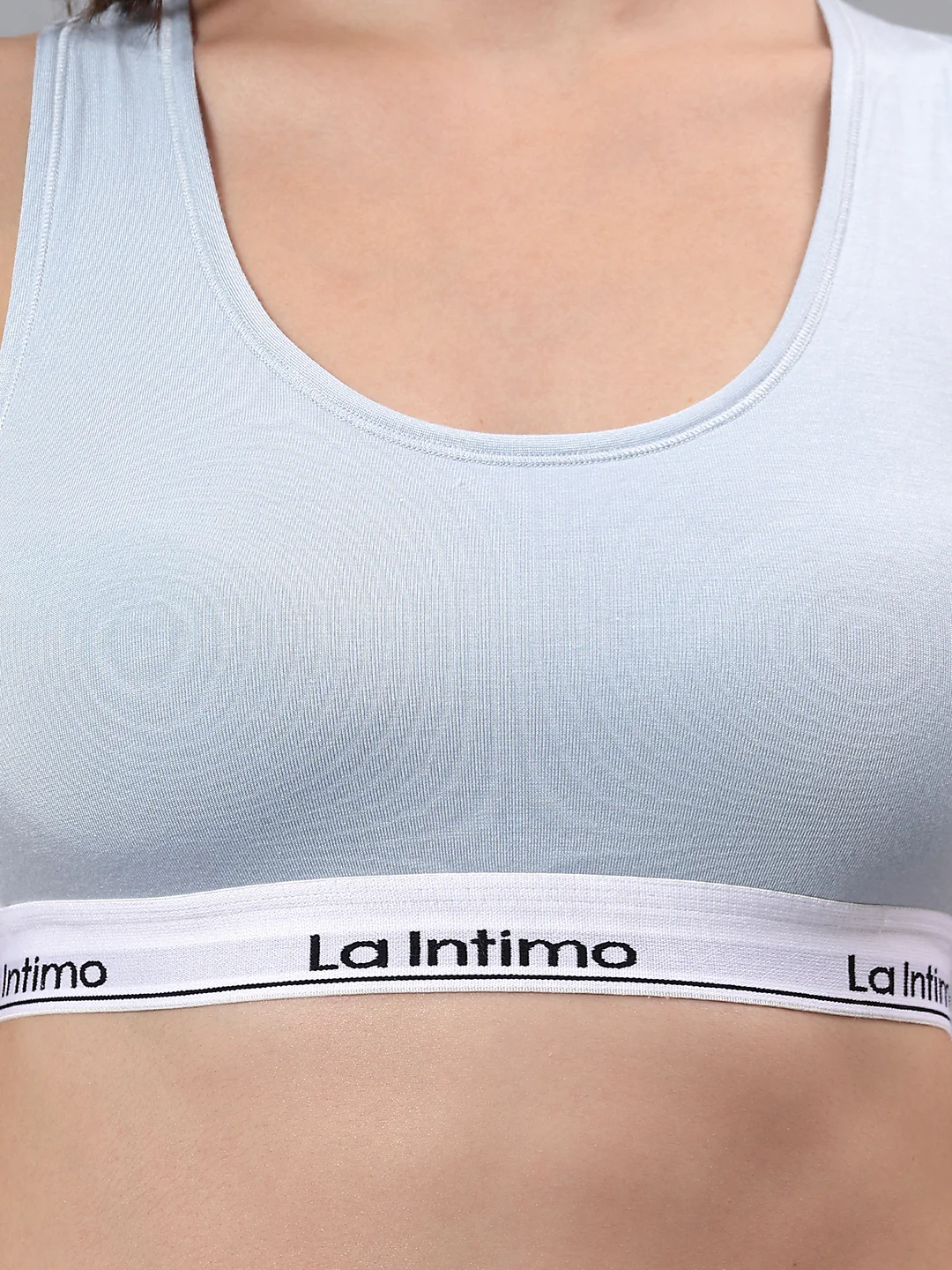 Padded Slip On Racerback Bra - Image 6