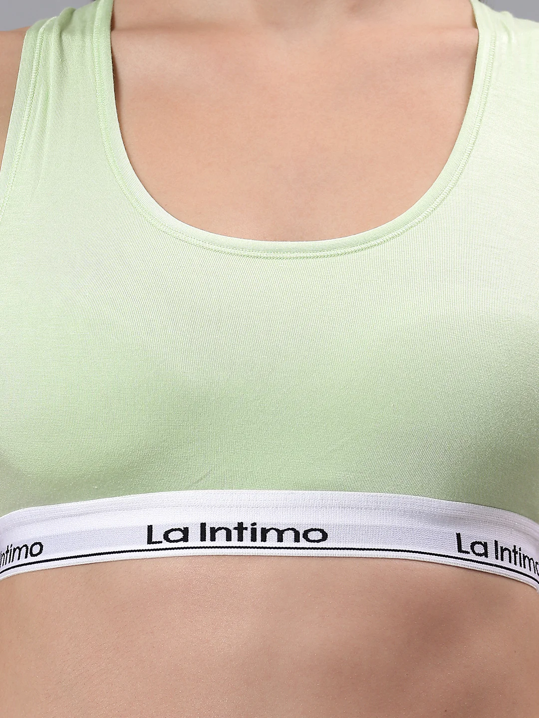 Padded Slip On Racerback Bra - Image 6