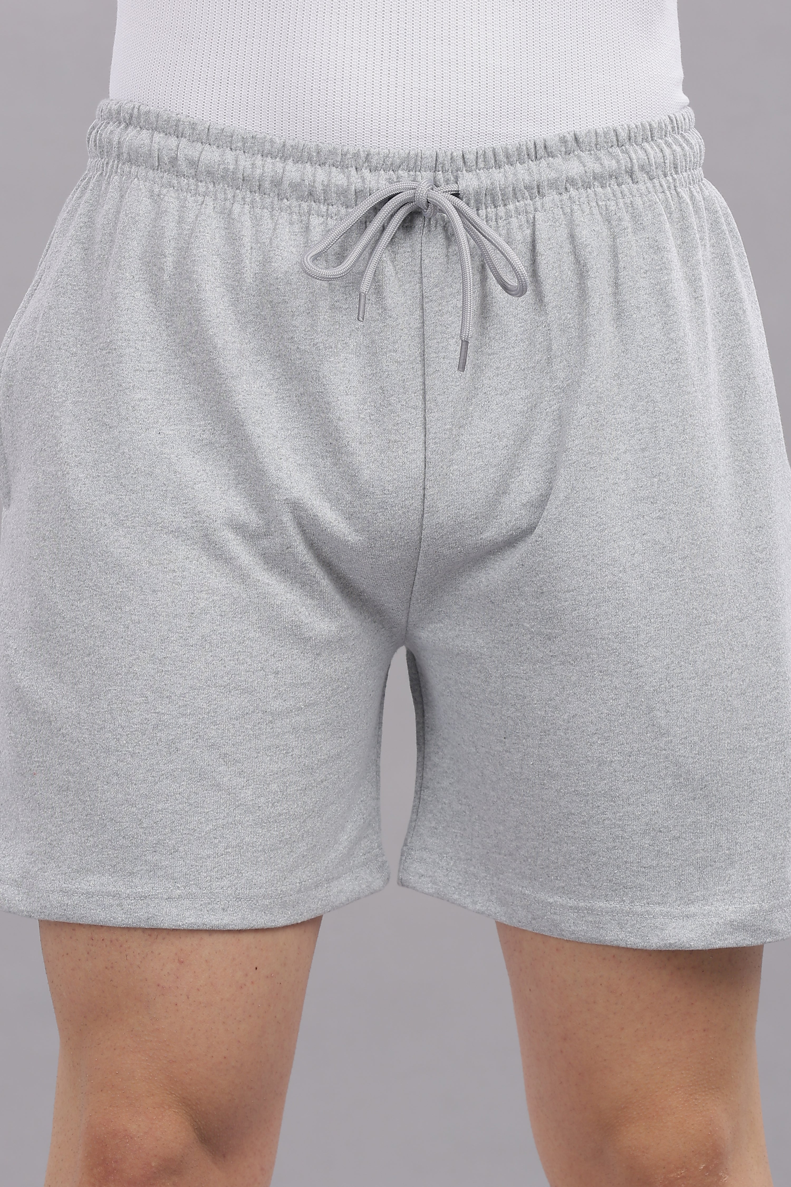 Men Grey Cotton Regular Shorts - Image 7