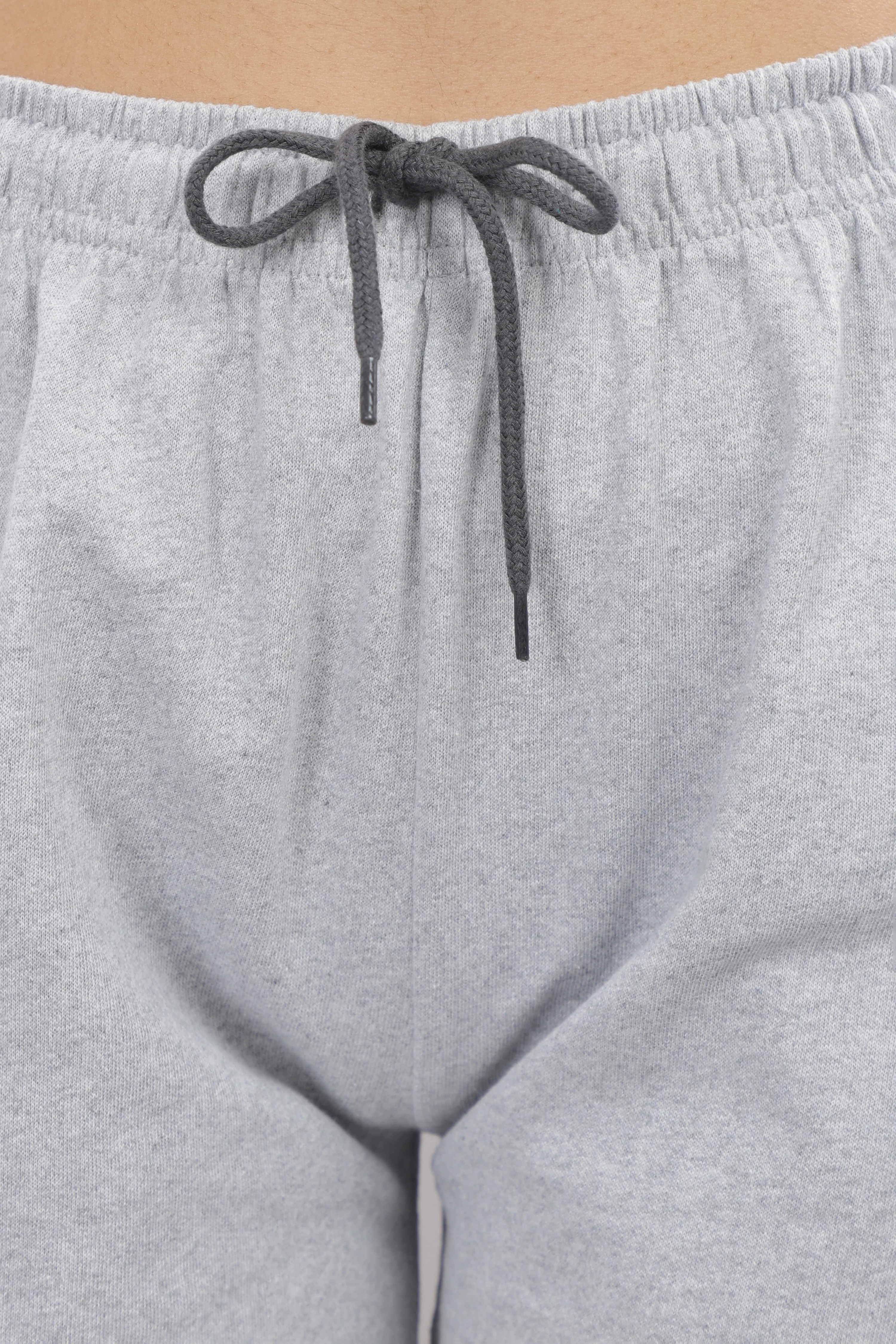 Women Grey Cotton Regular Jogger Shorts - Image 4