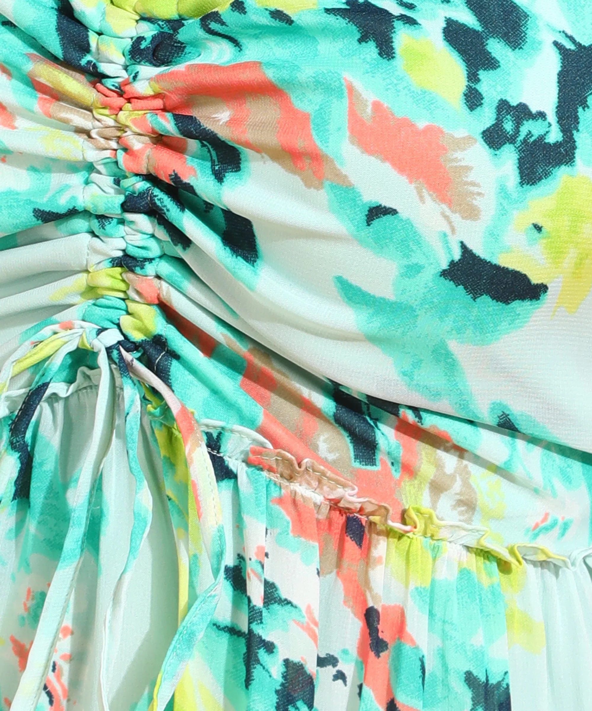 Women Multi Knee Length Floral Dress - Image 6