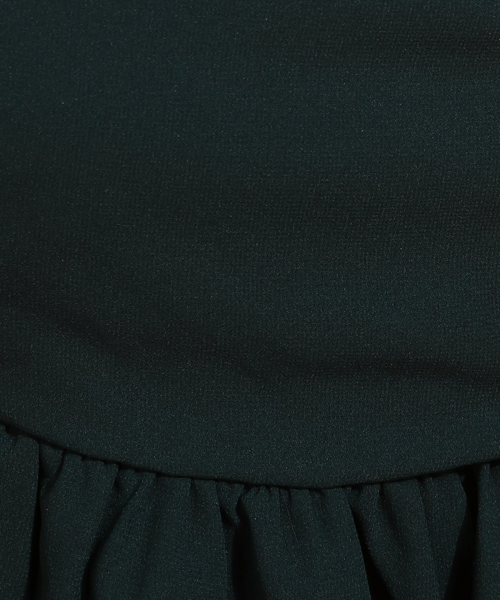 Women Green Neck Solid Peplum Top - Image 6