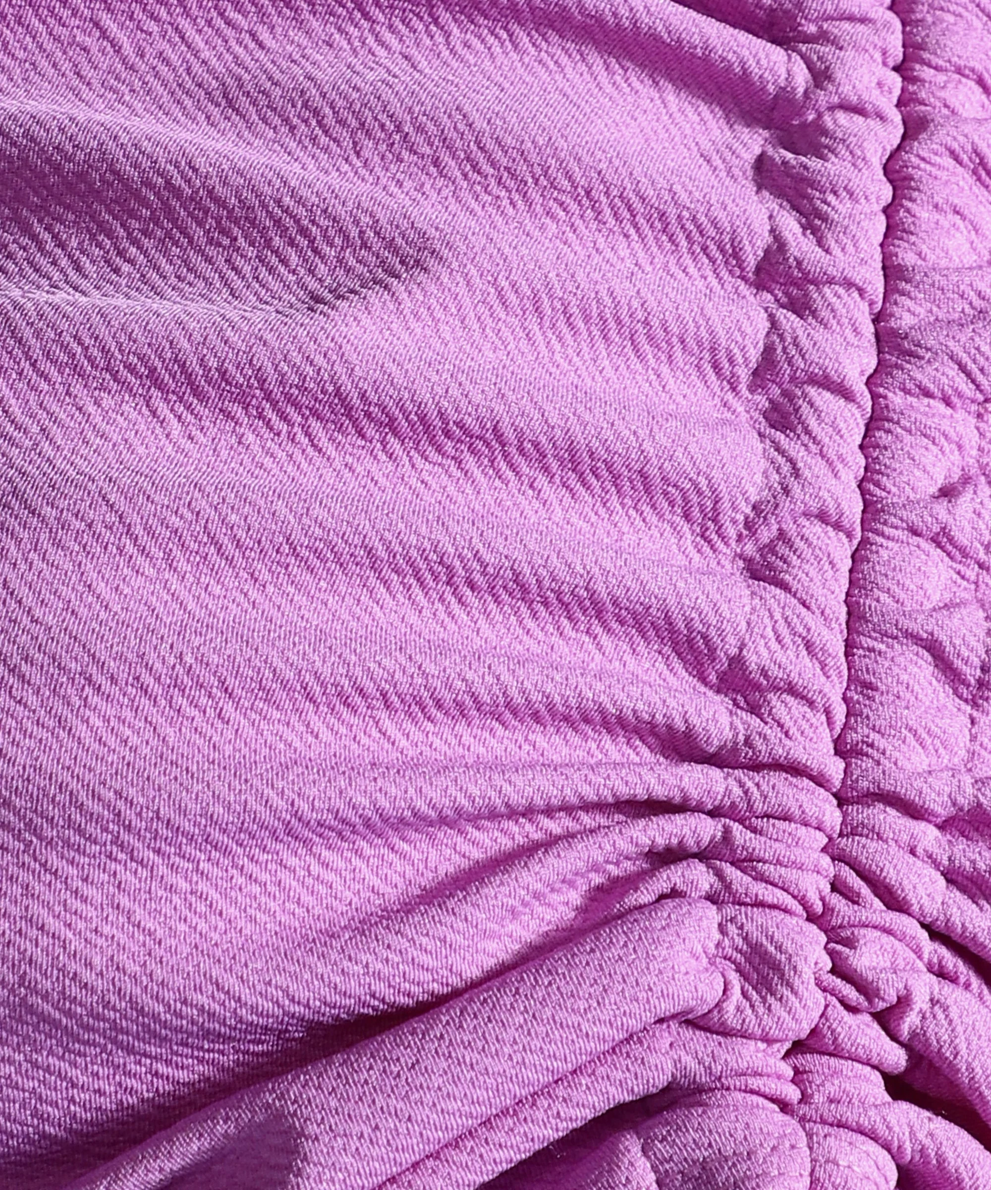 Women Purple  V-Neck Fitted Top - Image 6