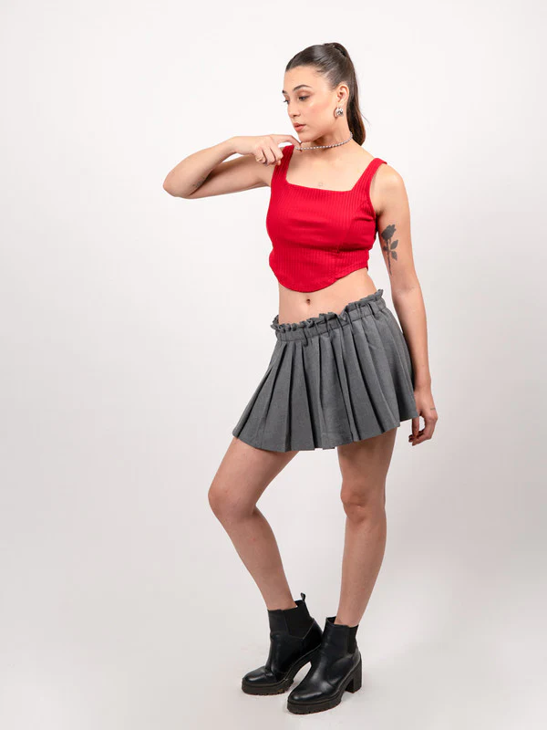 Women Removable Padded Fitted Top - Image 5