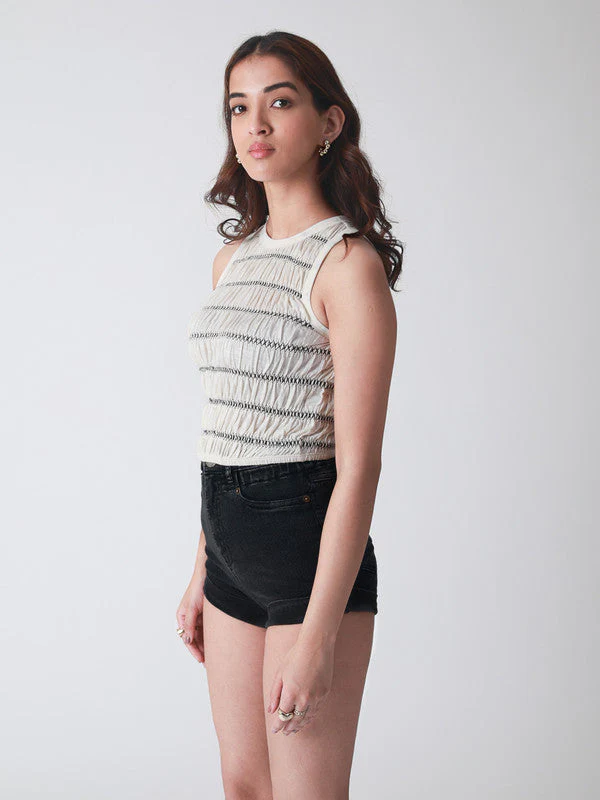 Women Ribbed Vest Crop Top - Image 6