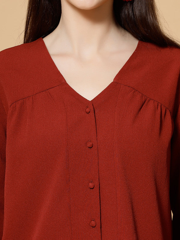 Women Rust Odour Free Styled Back Top - Image 3