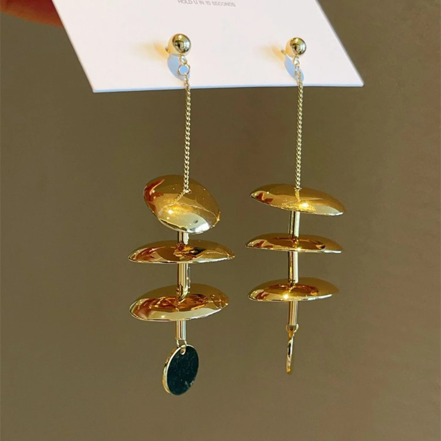 Silver Artificial Earring