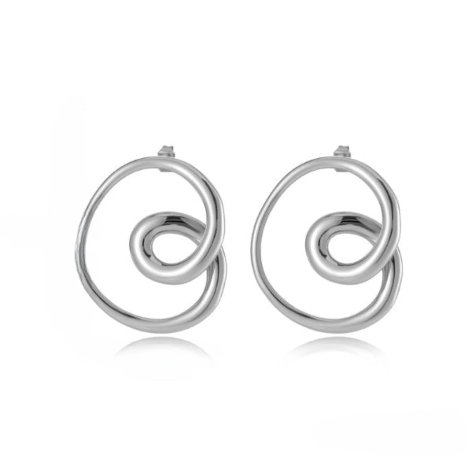 Silver Hoop Earring