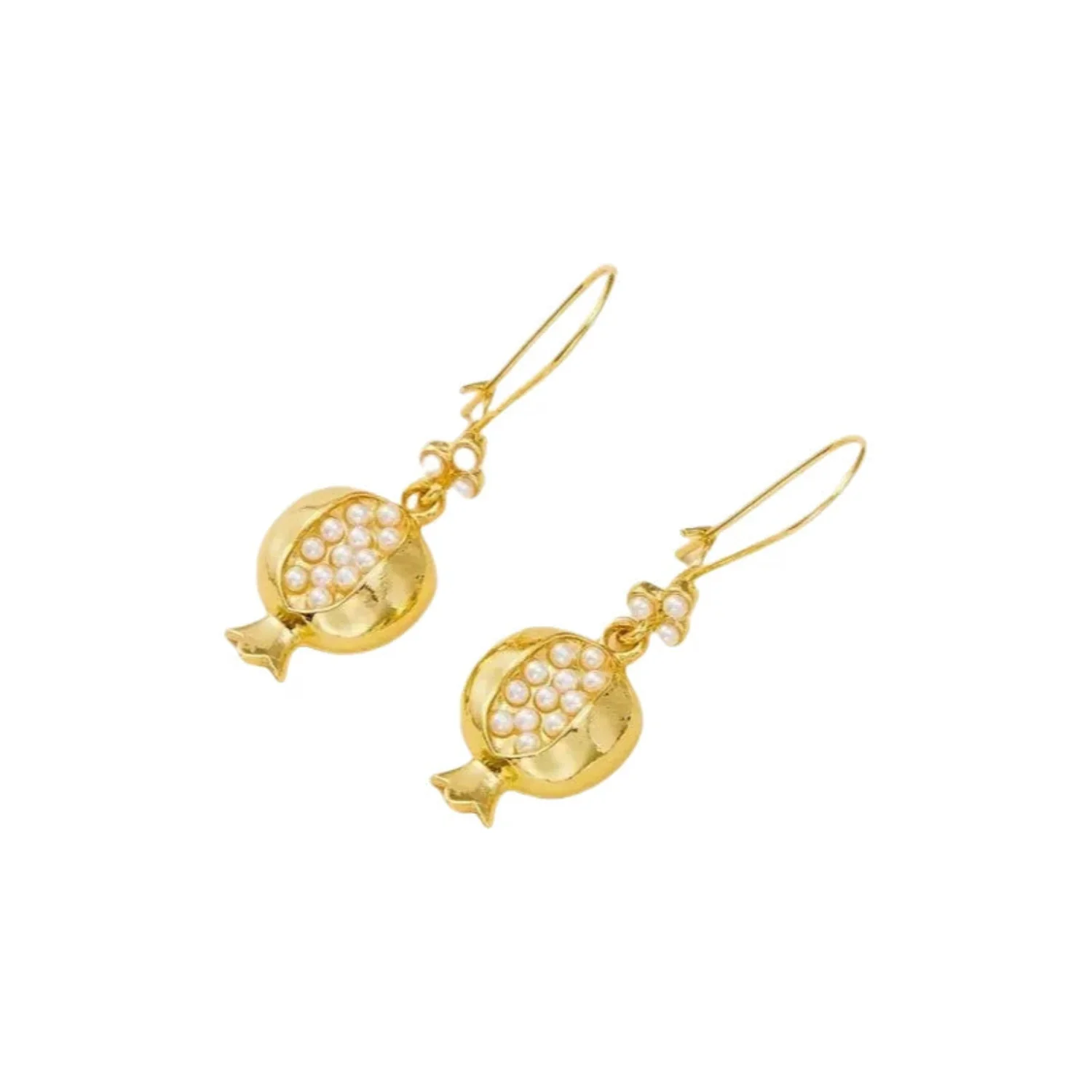 Spectacular Pair Of Pomegranate Earrings - Image 3