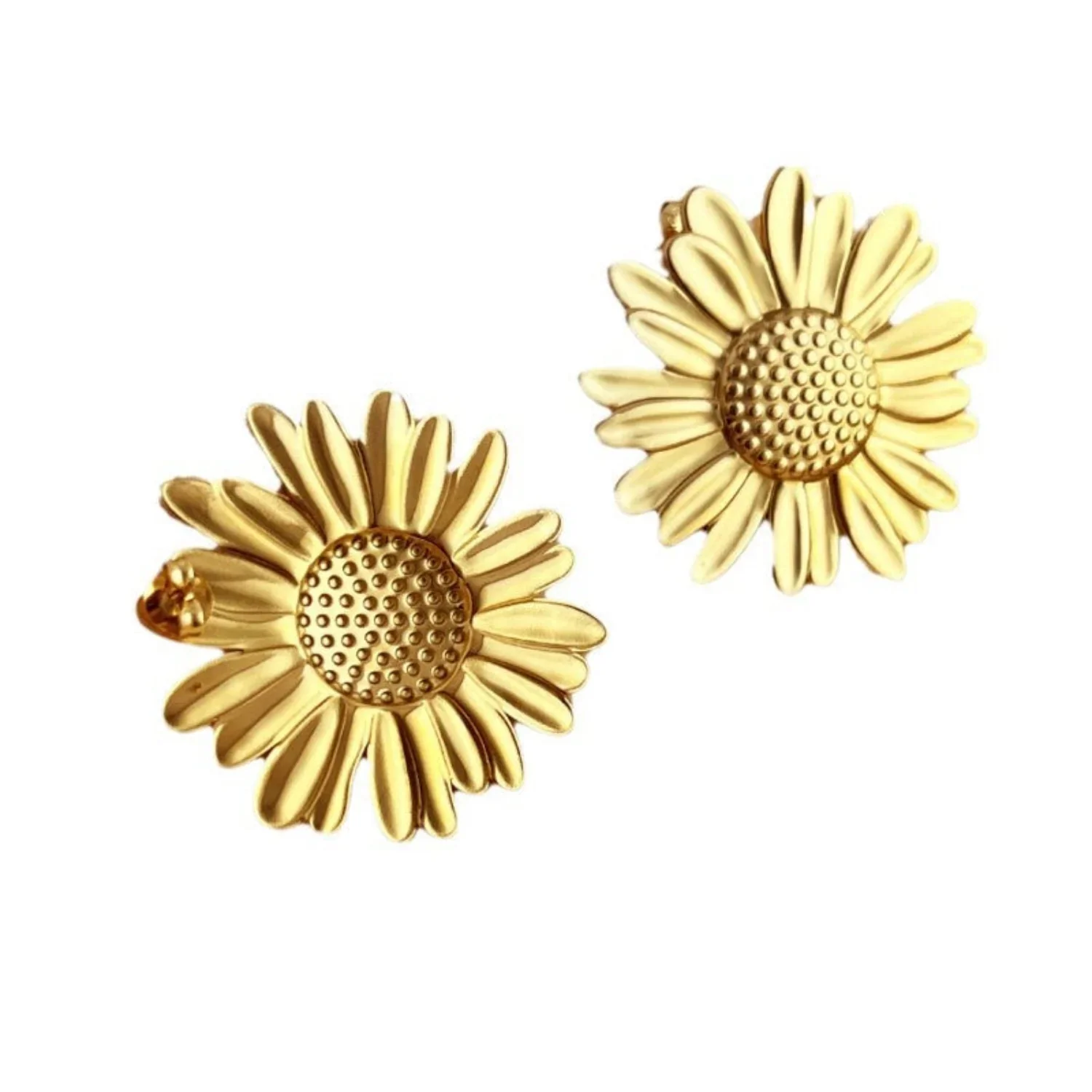 Sunflower Stud Earrings - Image 5