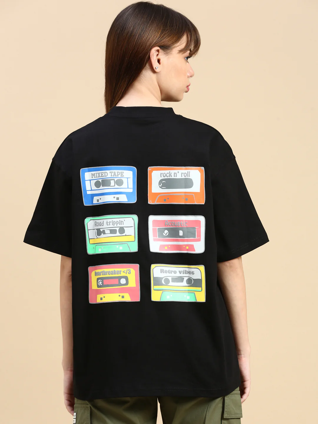 Unisex Black Vintage T-shirt - Image 5