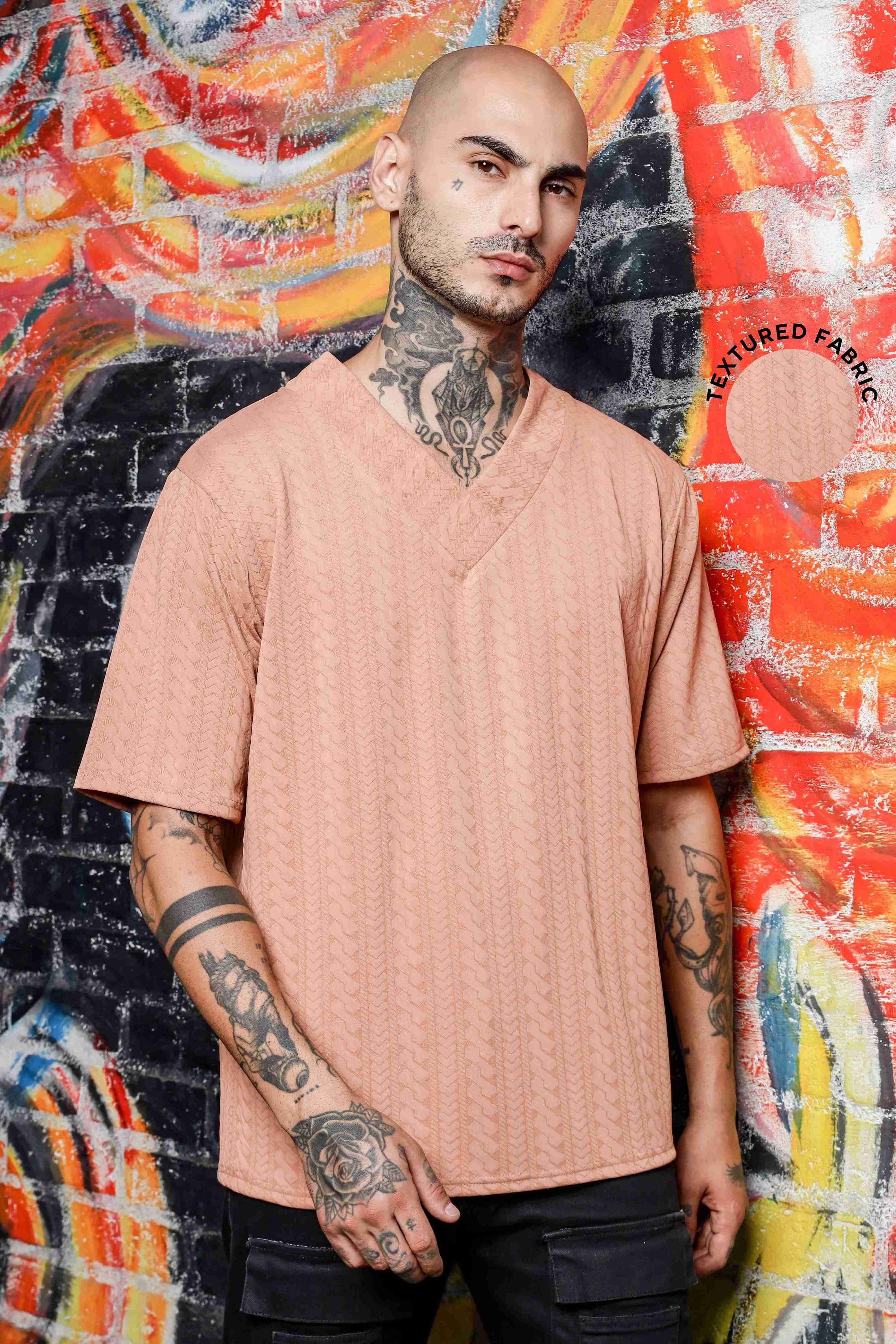 Unisex Brown Oversized T-shirt - Image 2
