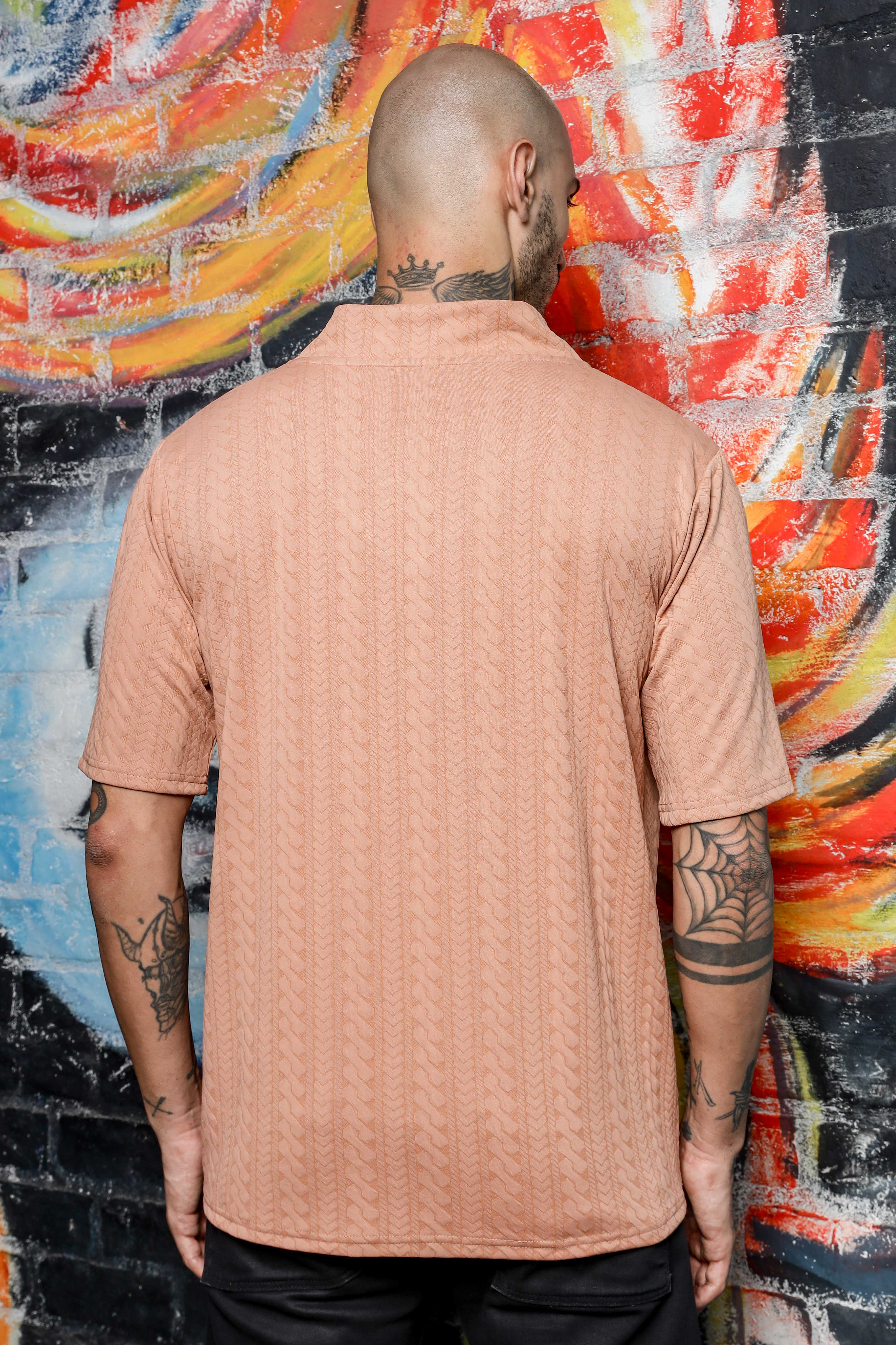 Unisex Brown Oversized T-shirt - Image 3