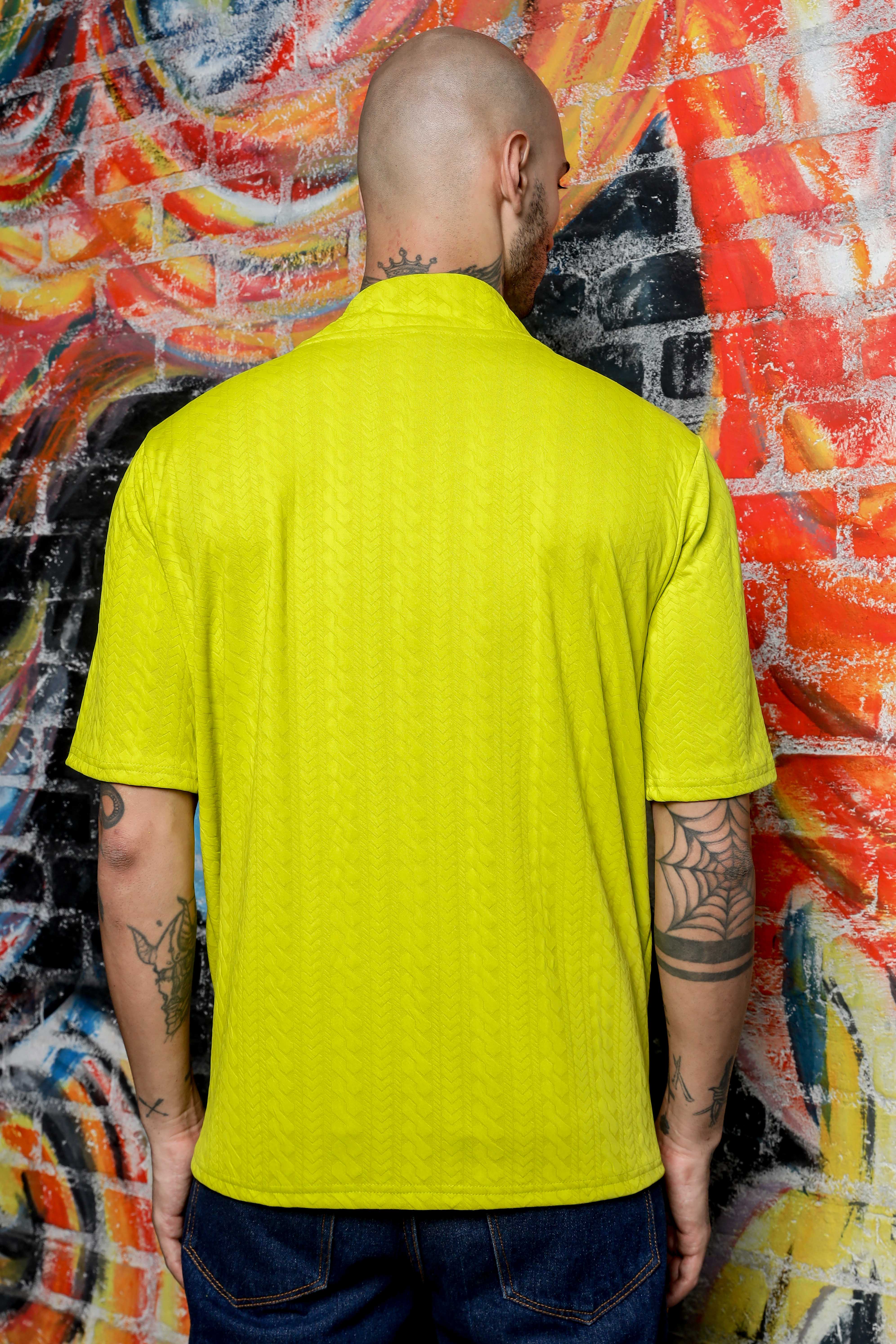 Unisex Green Oversized T-shirt - Image 3