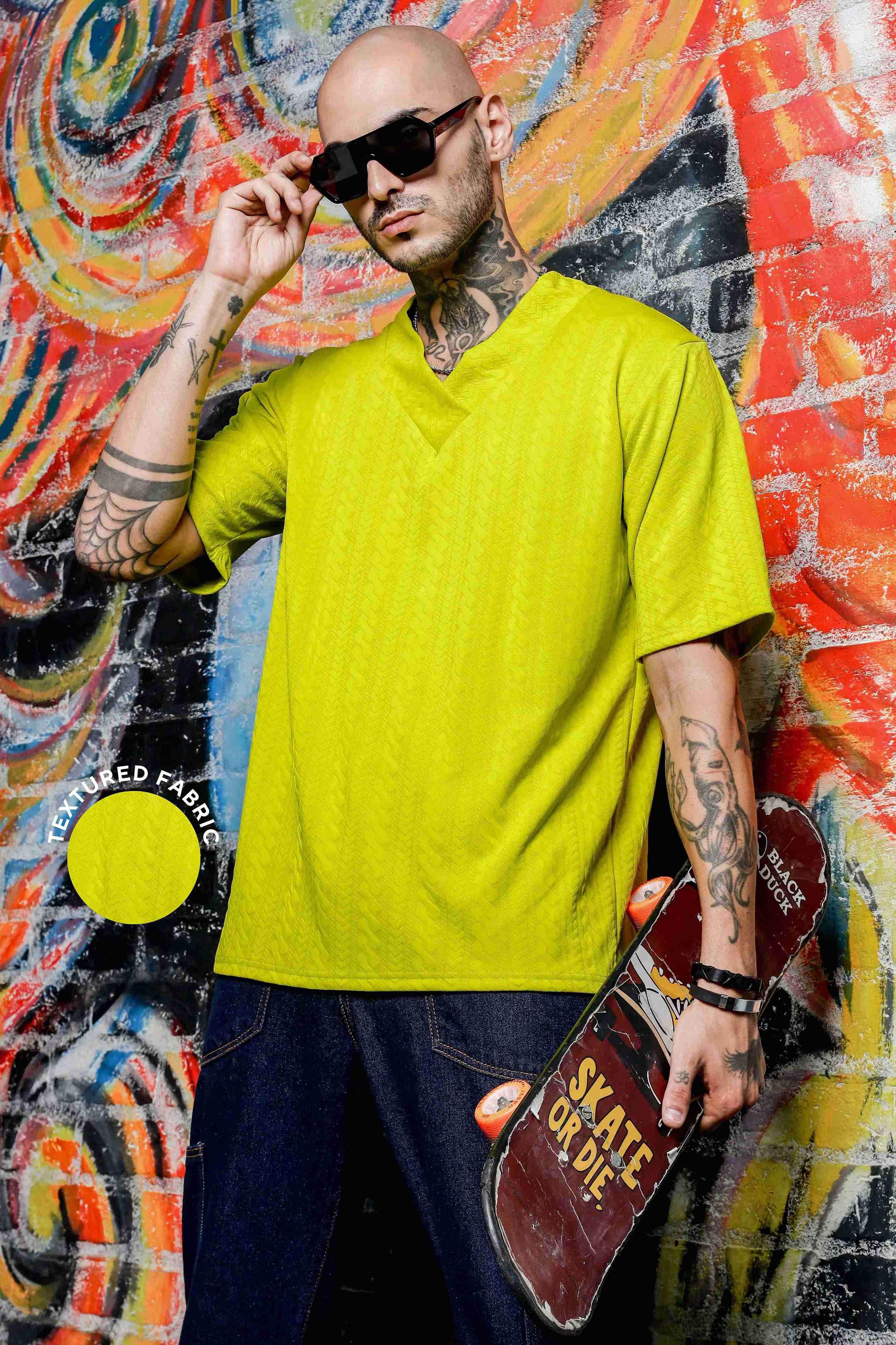 Unisex Green Oversized T-shirt - Image 5