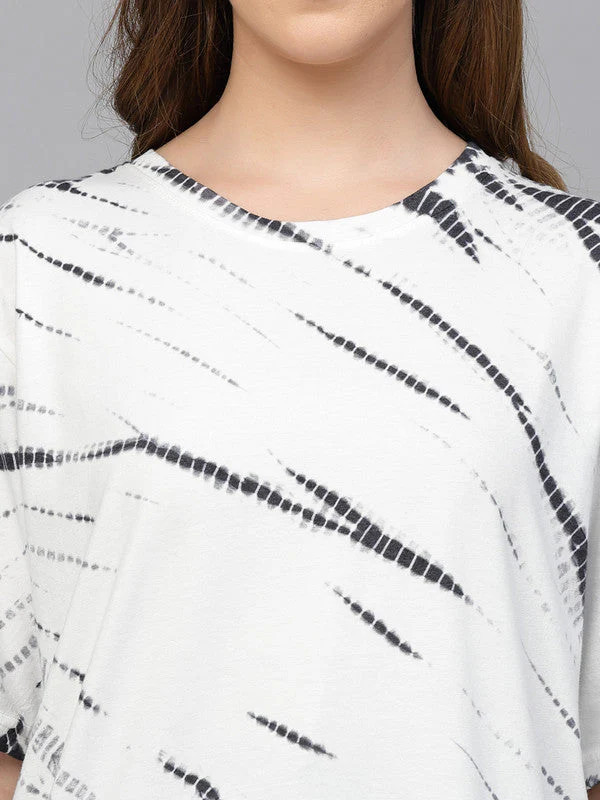 Women White Odour Free Oversize T-shirts - Image 3