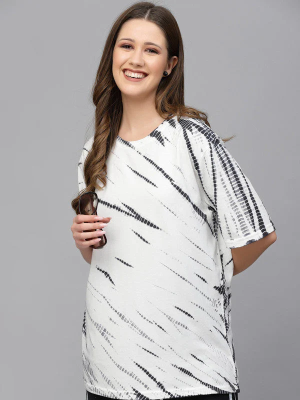 Women White Odour Free Oversize T-shirts - Image 5