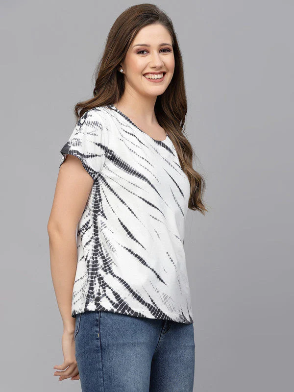 Women White Odour Free T-shirts - Image 2