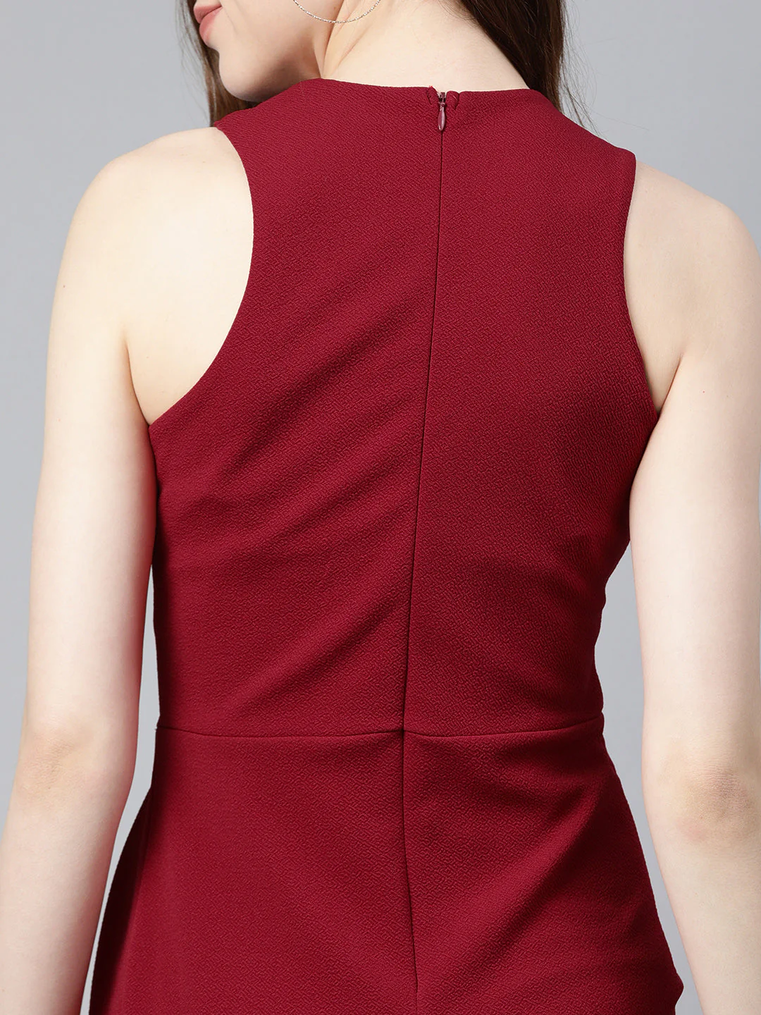 Women Wine Halter Maxi - Image 4