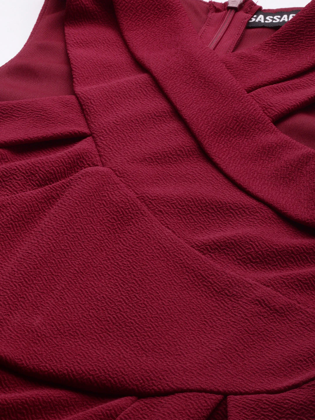 Women Wine Halter Maxi - Image 5