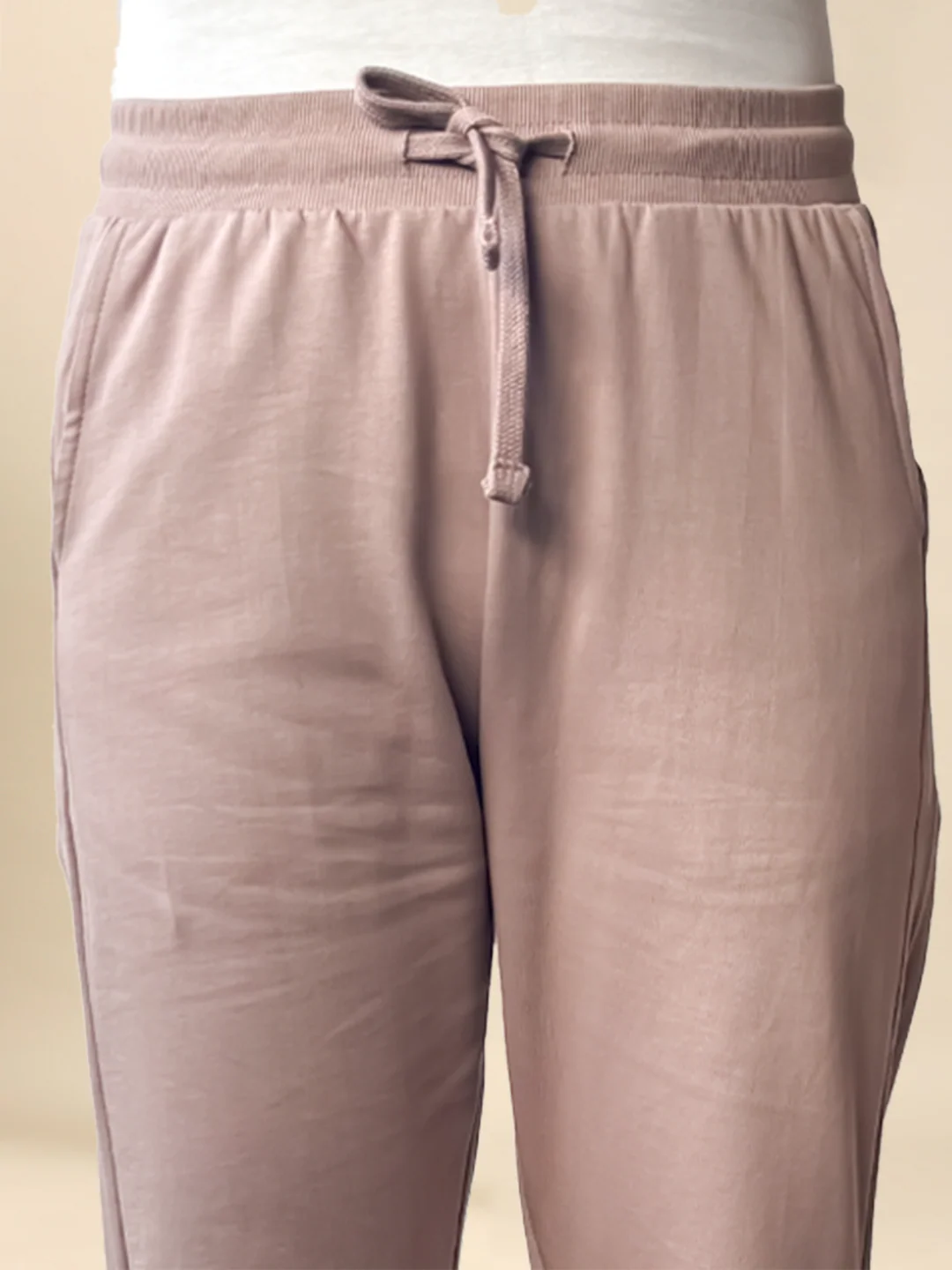 Women Beige Casual Jogger - Image 3