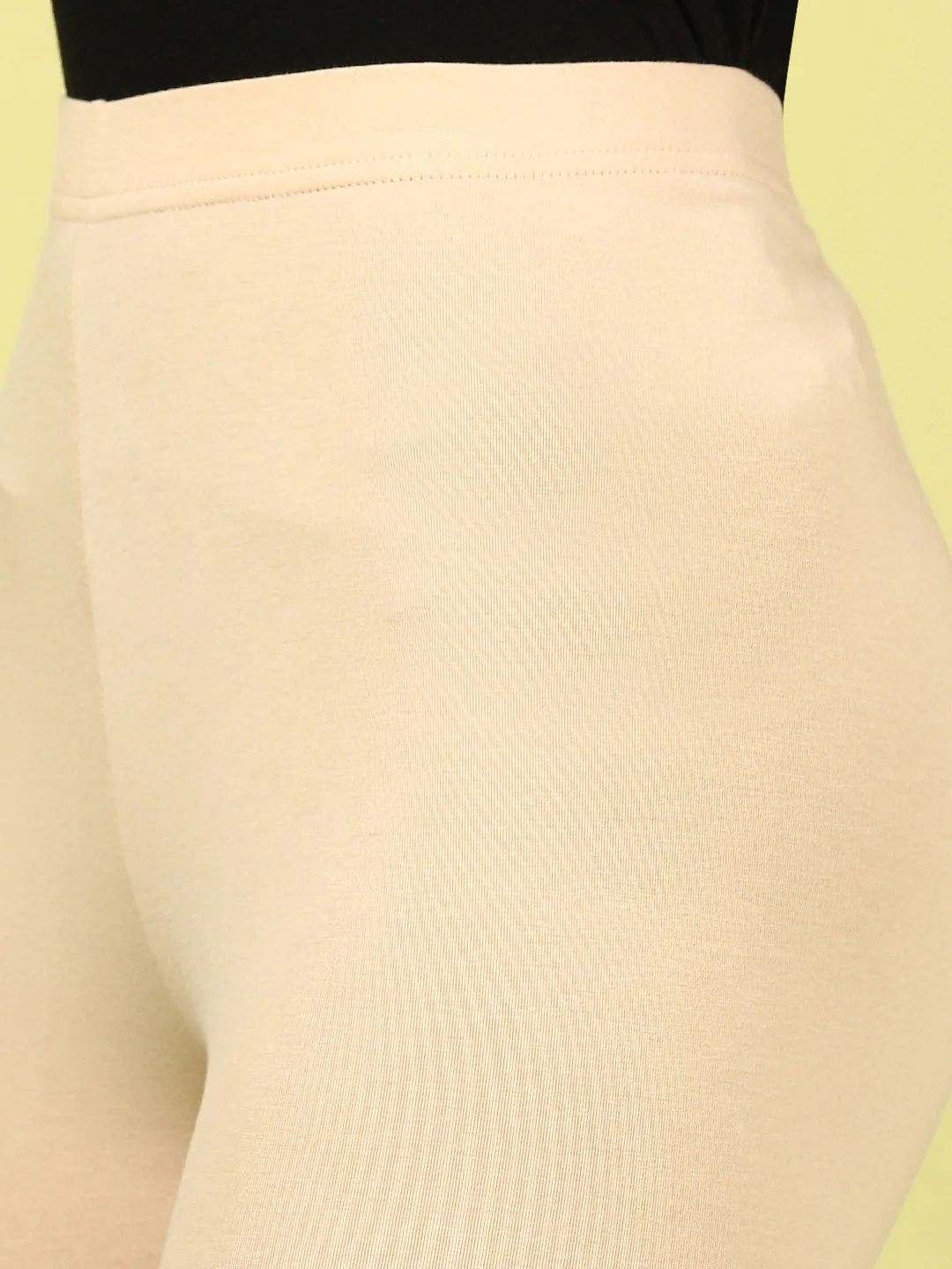 Women Beige Casual Leggings - Image 5