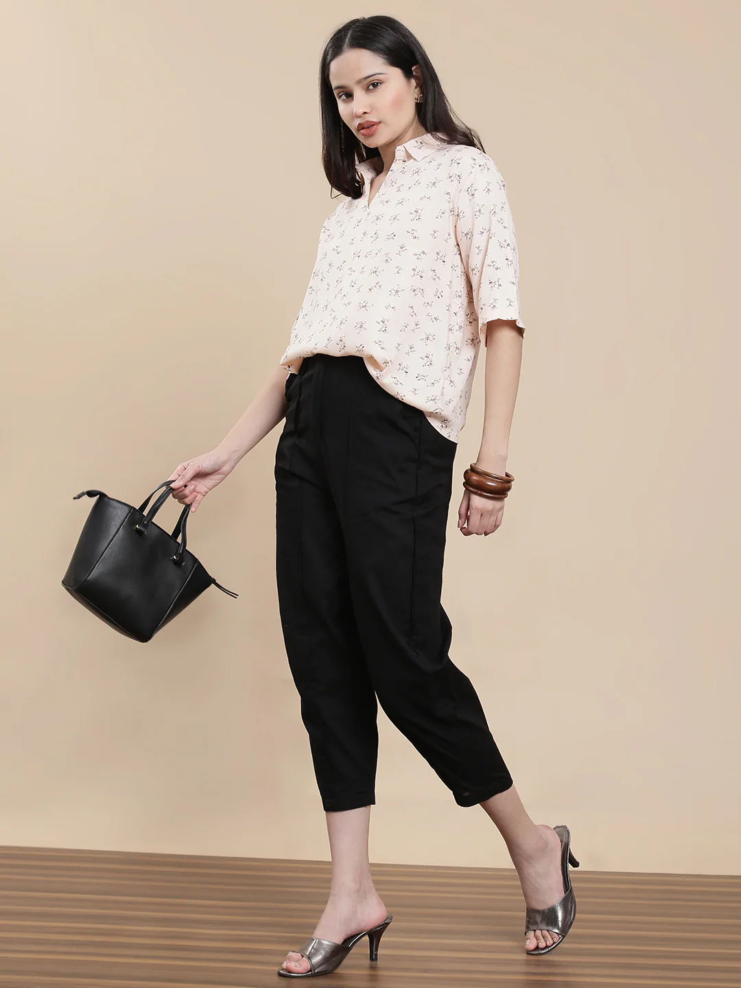 Women Beige Casual Top - Image 5
