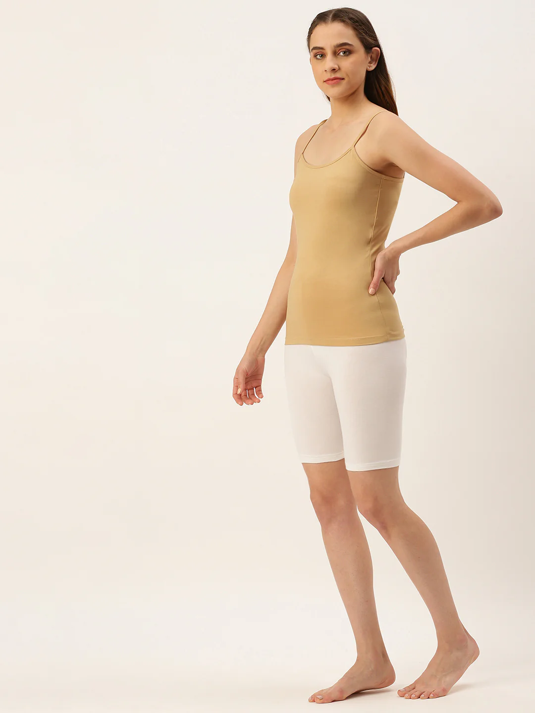Women Beige Regular Spaghetti - Image 5