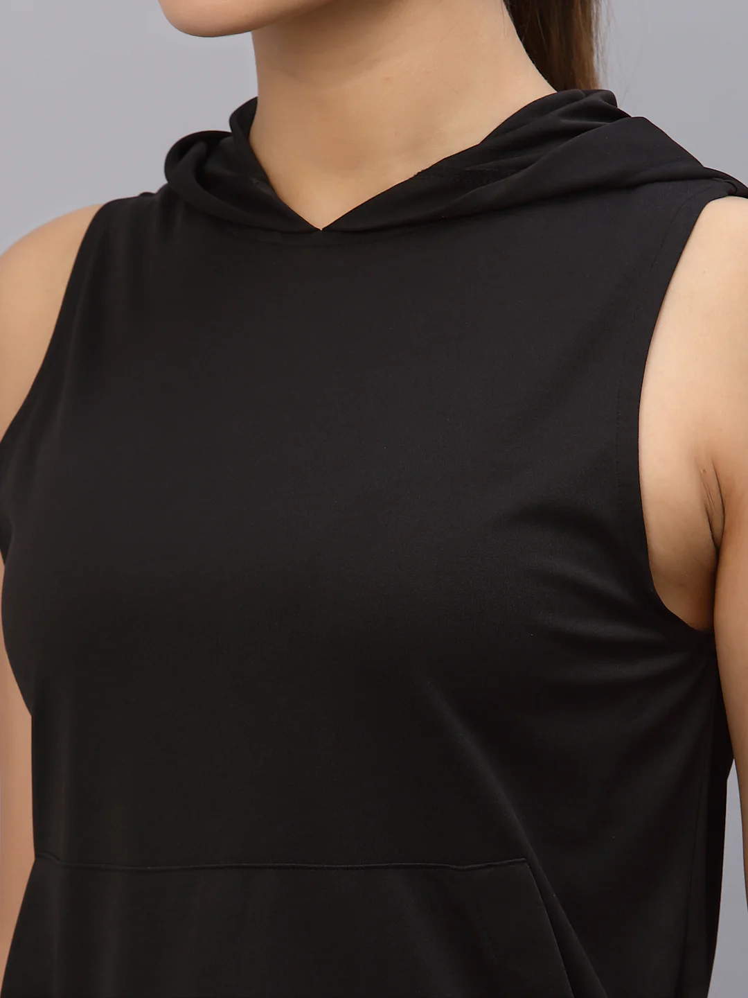 Women Black Activewear Top - Image 6