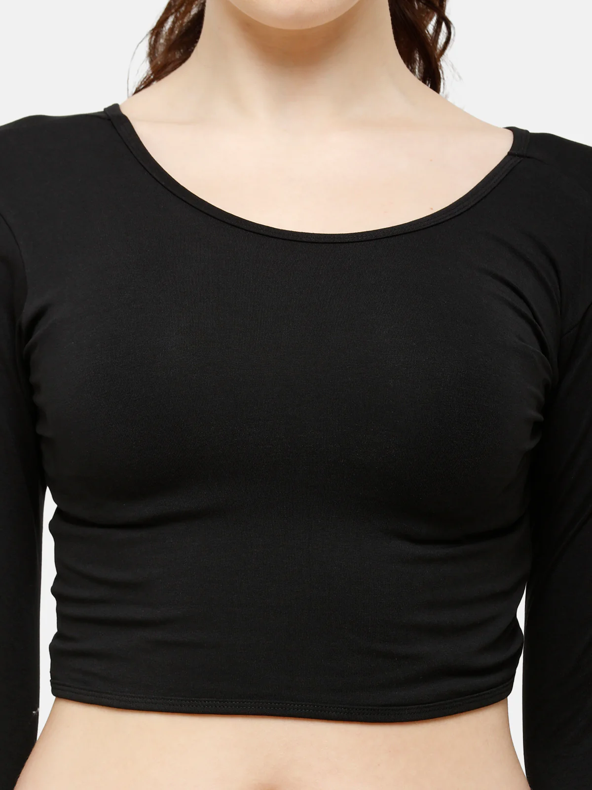 Women Black Athleisure Top - Image 3
