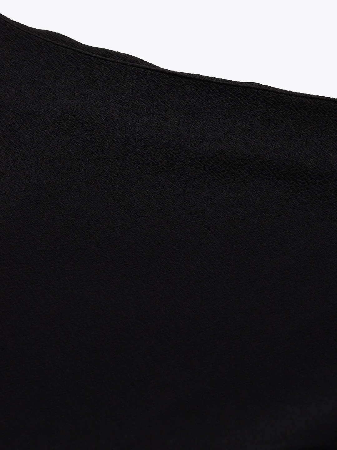 Women Black Belted Drop Shoulder Midi Dress - Image 5
