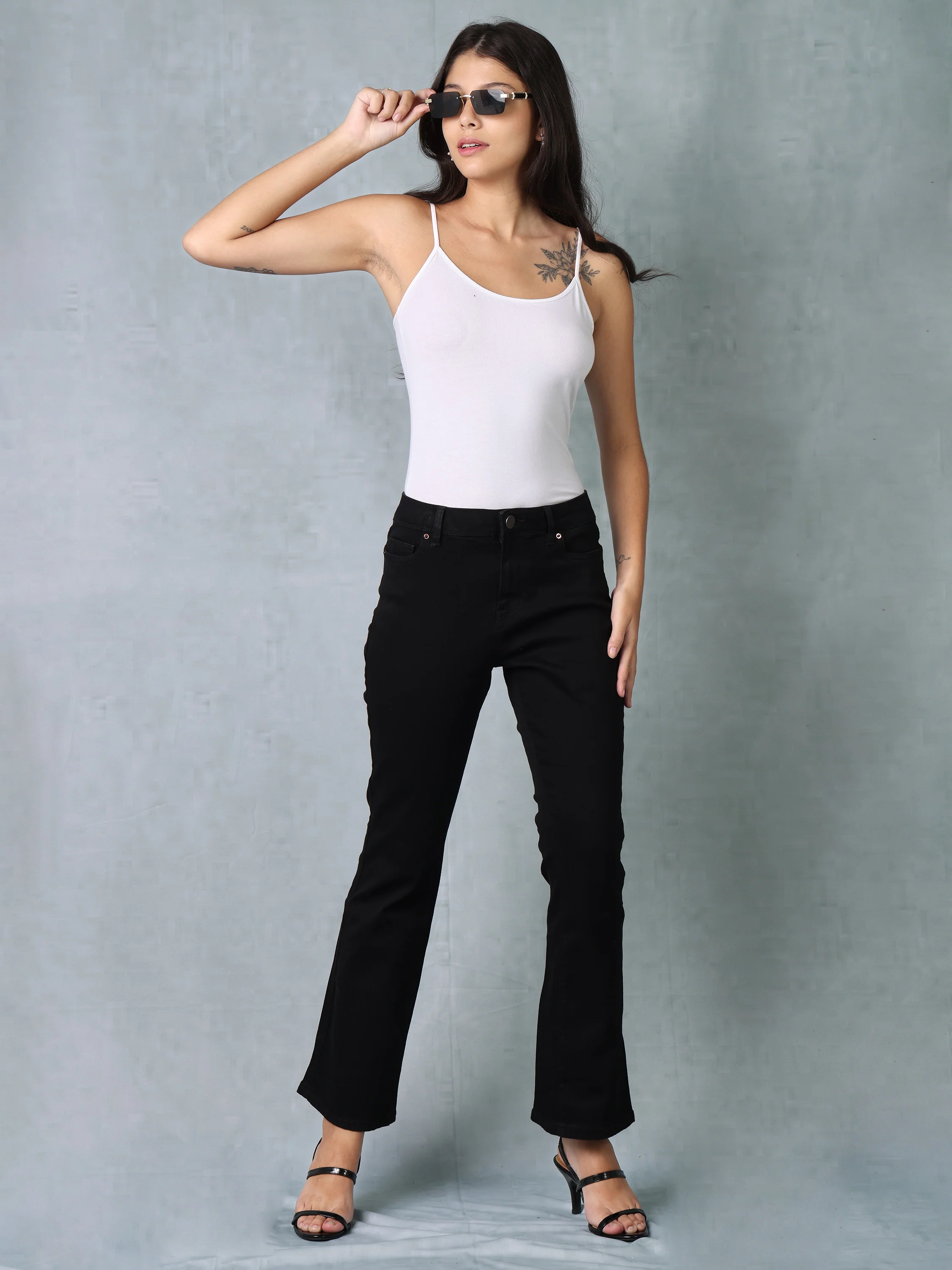 Women Black Bootcut jeans - Image 5