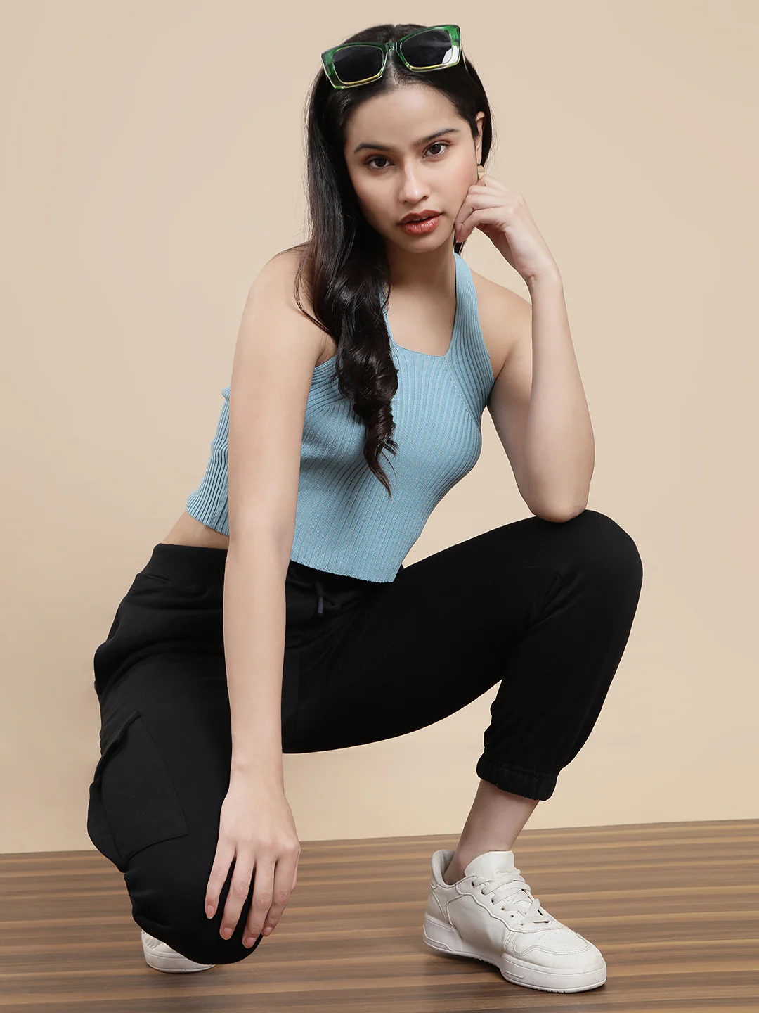 Women Black Casual Jogger - Image 4