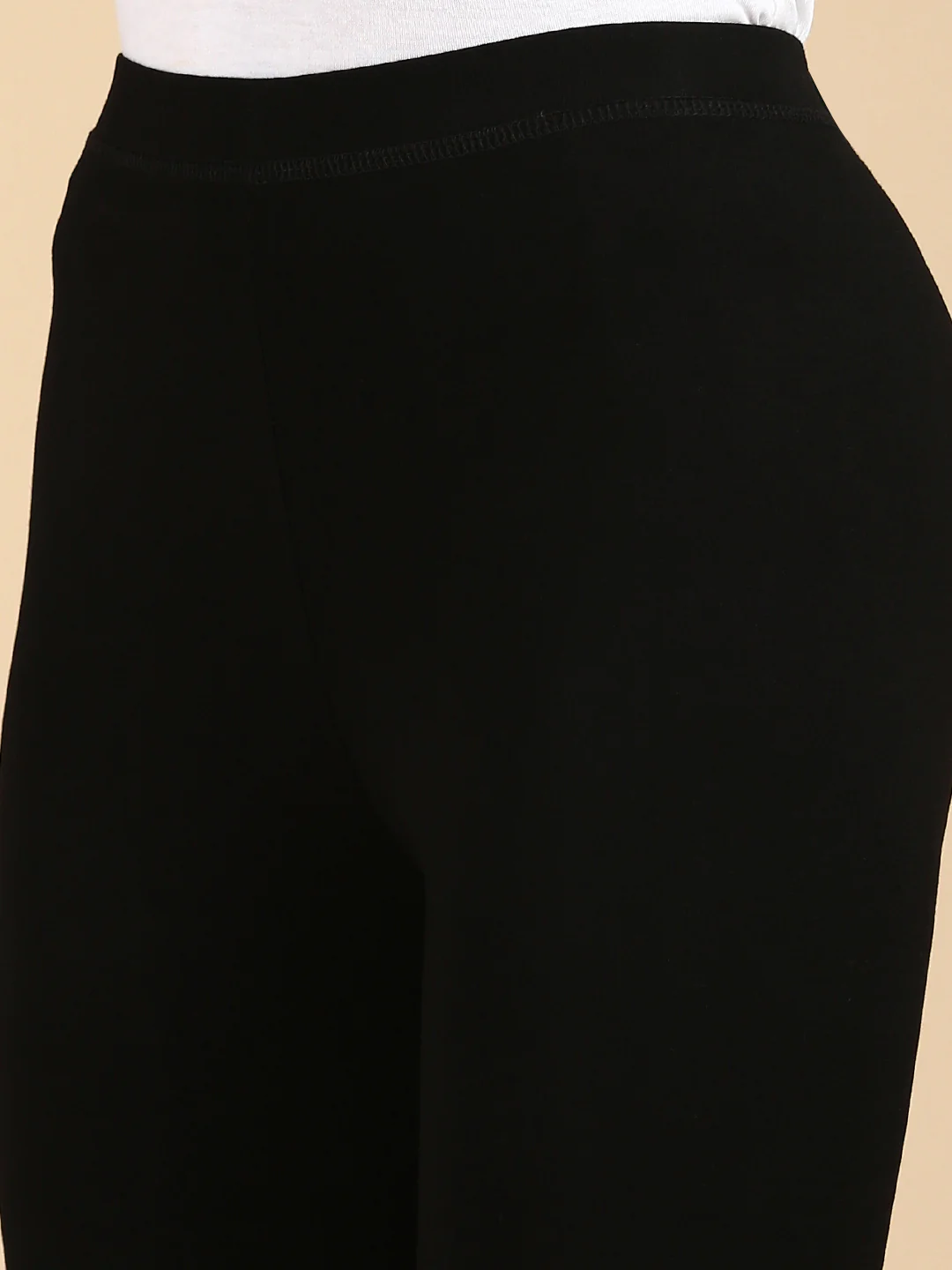 Women Black Casual Leggings - Image 5
