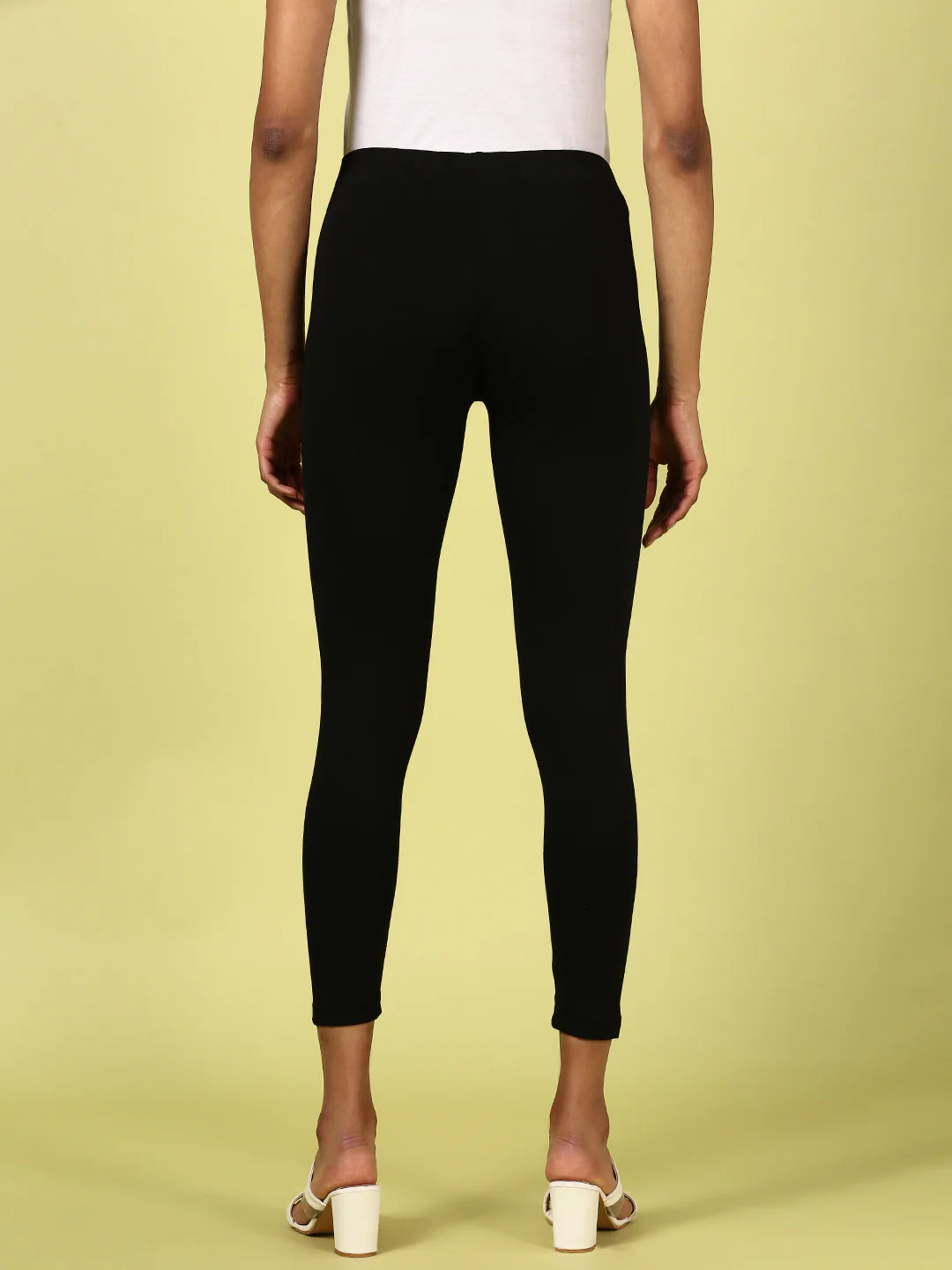 Women Black Casual Leggings - Image 4