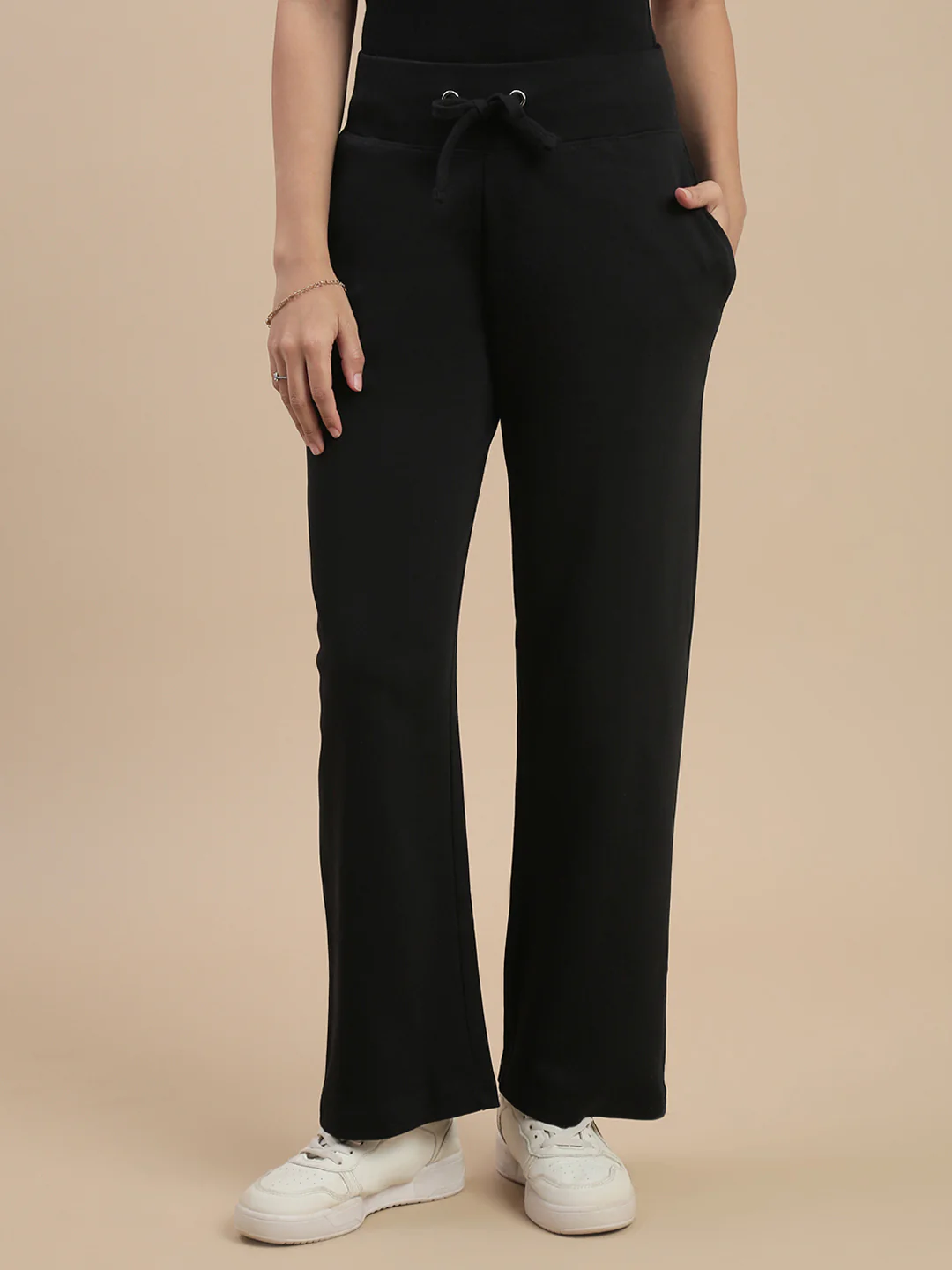 Women Black Casual Pants - Image 2