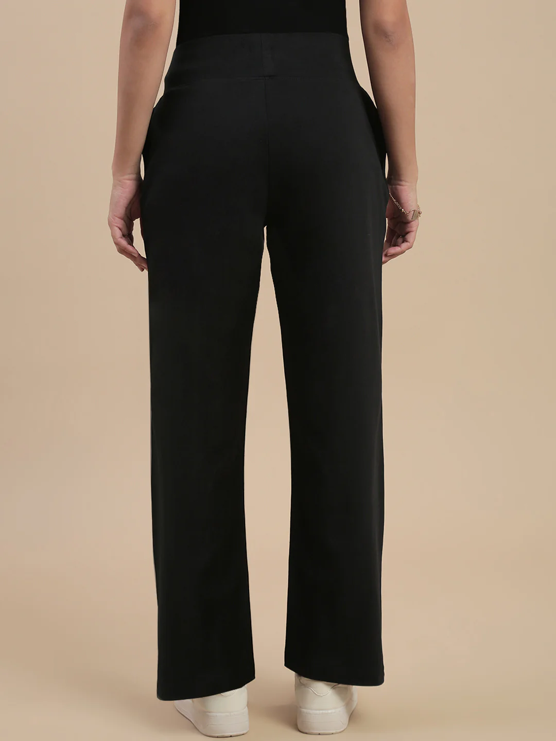 Women Black Casual Pants - Image 4