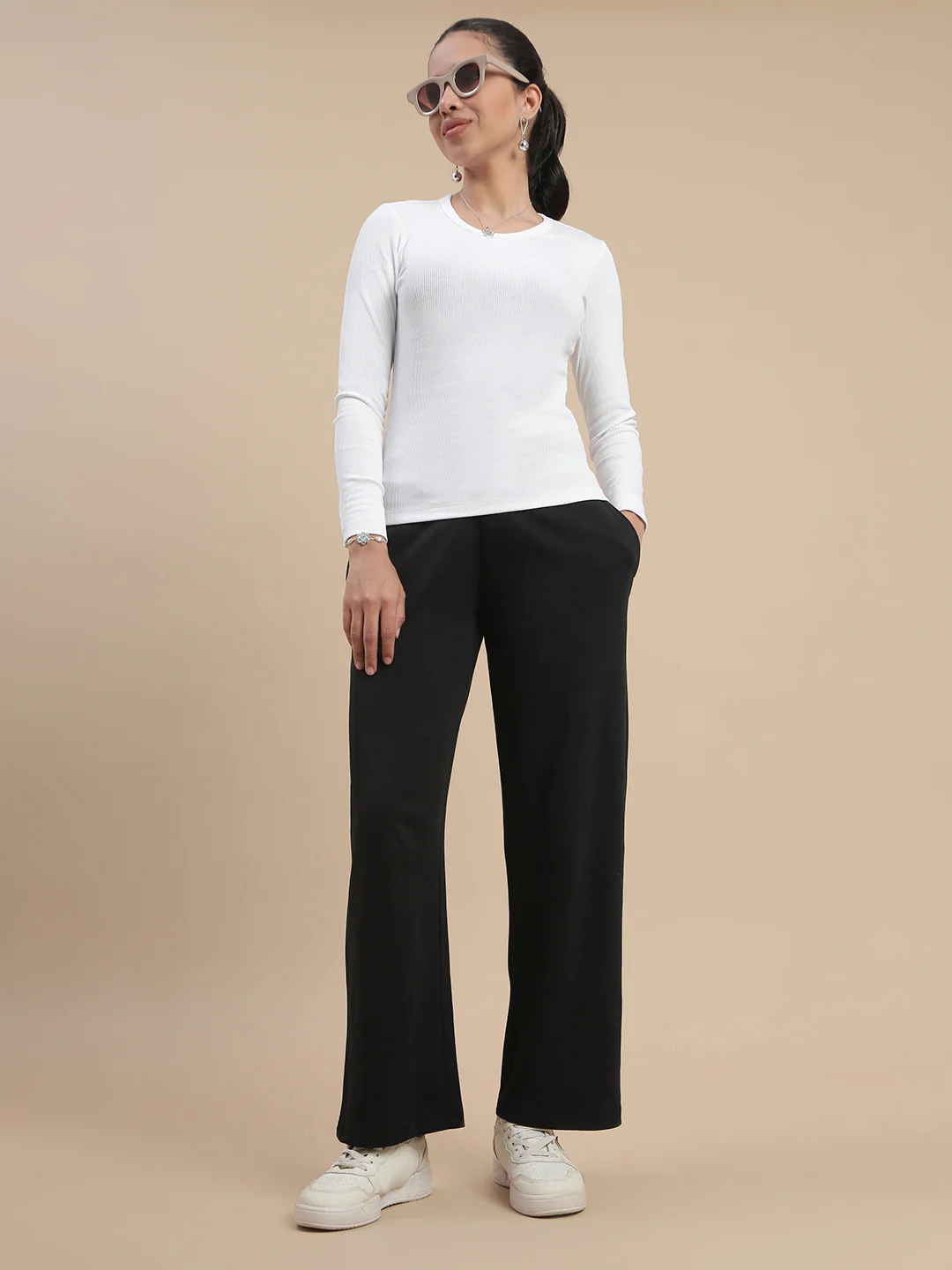 Women Black Casual Pants - Image 5