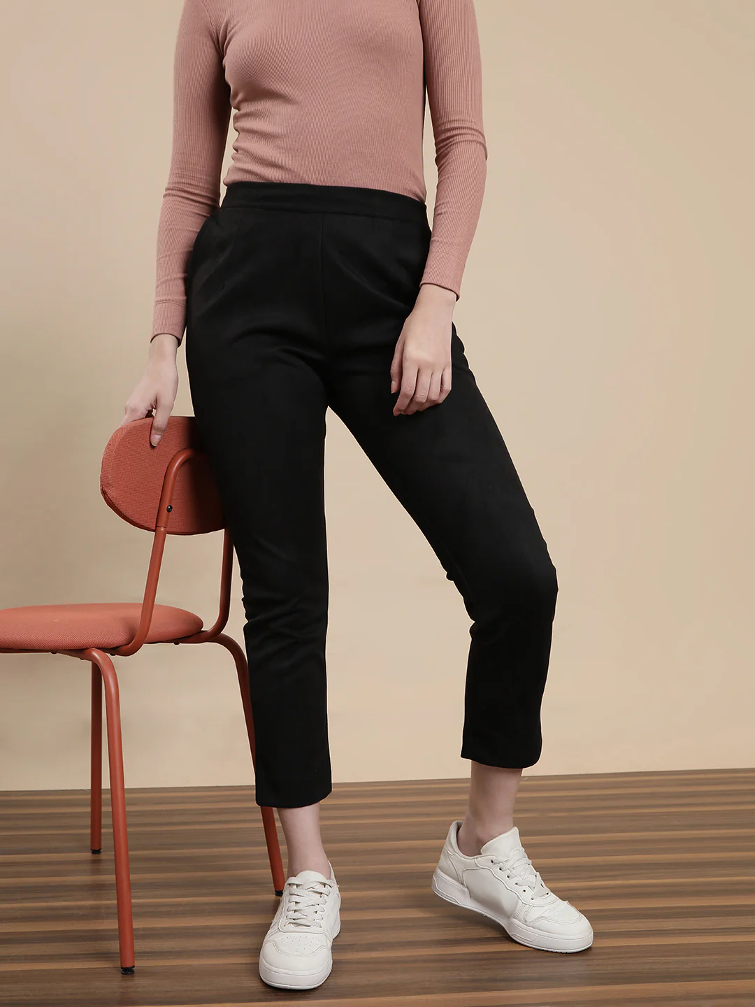 Women Black Casual Pants