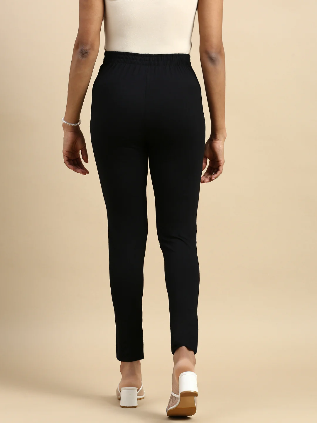Women Black Casual Pants - Image 3