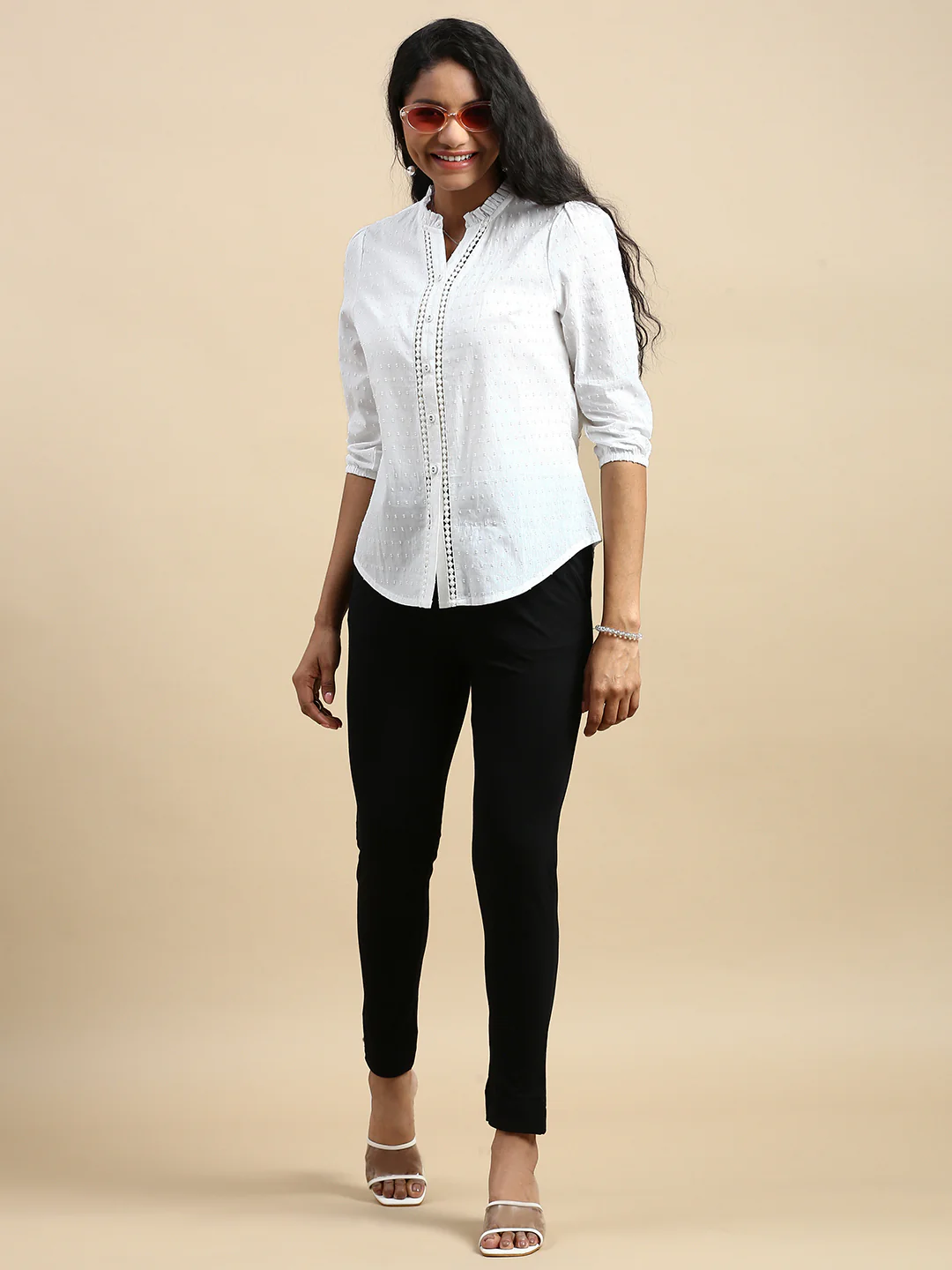 Women Black Casual Pants - Image 4