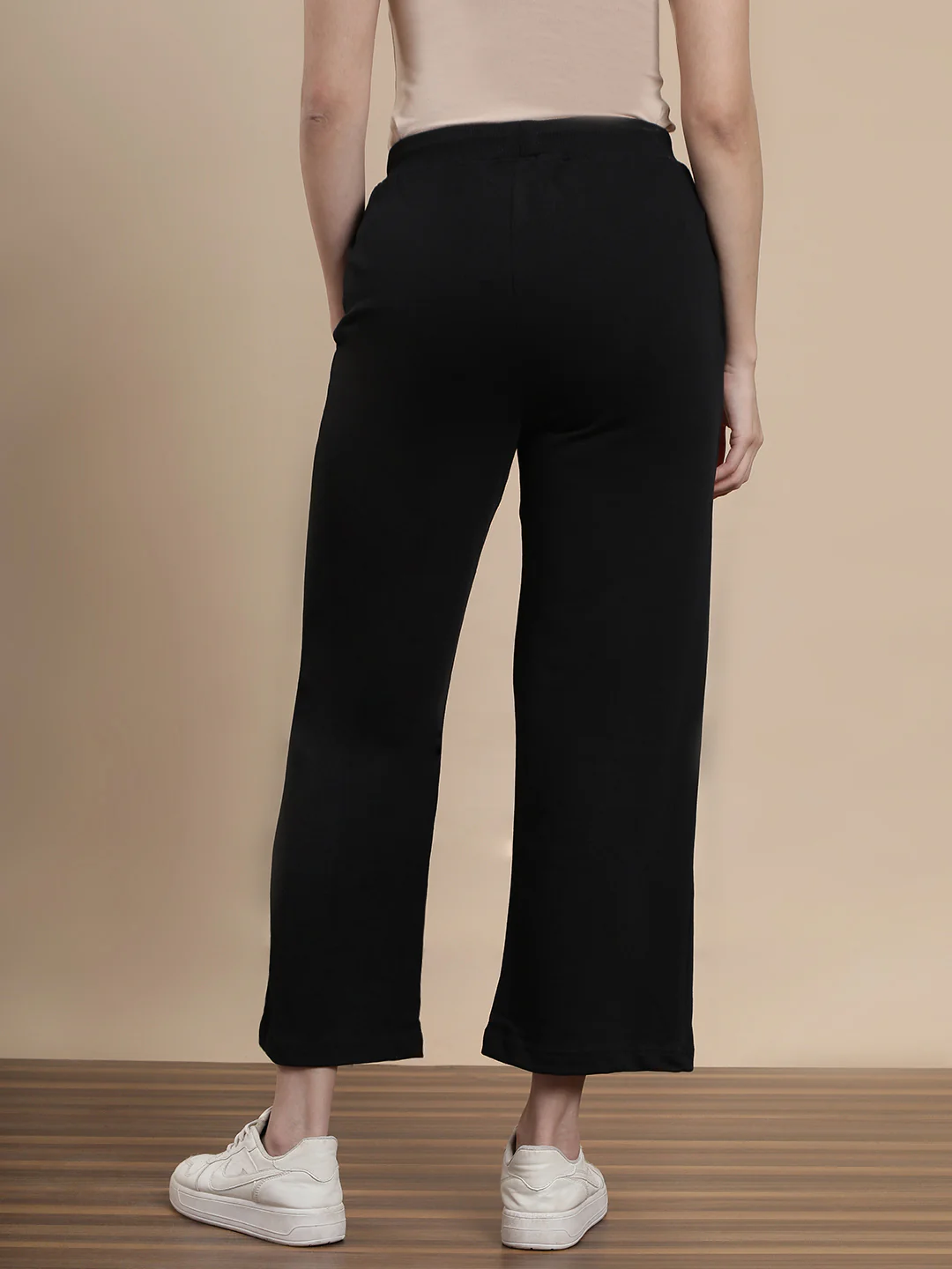 Women Black Casual Pants - Image 2